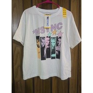 Official Merchandise Ladies Soft Short Sleeve Licensed Band Tee *NSYNC M